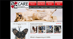 Desktop Screenshot of careforanimals.org